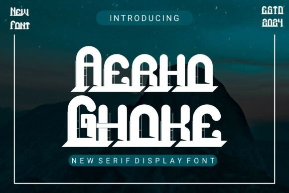 Aerho Ghoke Font: Bold Typography for Impact