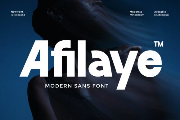 Afilaye: A Modern Font for Creative Makers