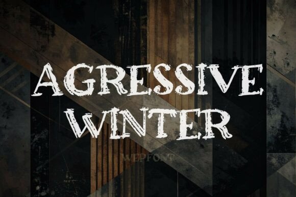 Agressive Winter Font for Bold Branding