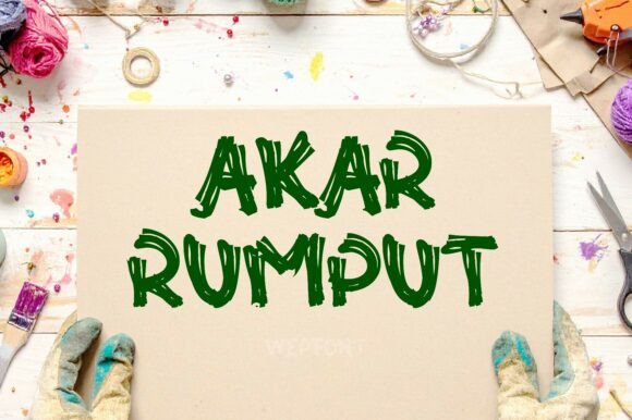 Akar Rumput: A Bold Display Font