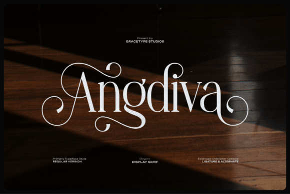 Angdiva Font: Elegant Serif for Editorial Design