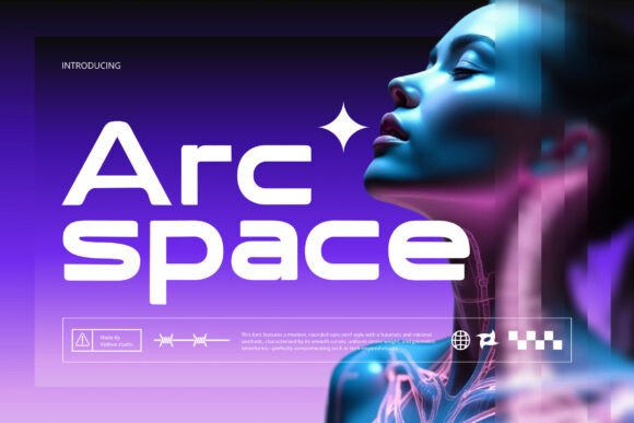 Arc Space: A Futuristic Font for Modern Design