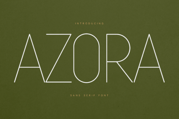 Azora: A Modern Sans Serif for Web Design