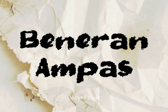 Beneran Ampas Font for Business