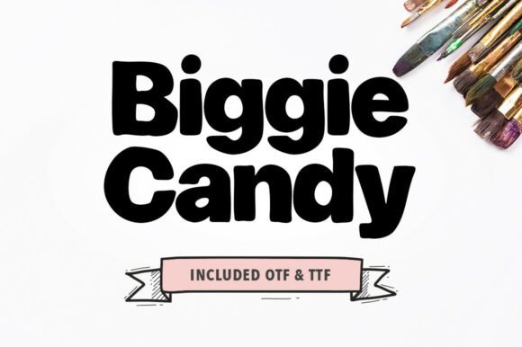 Biggie Candy: A Bold Font for Business