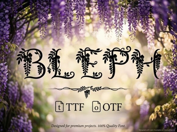 Bleph: A Creative Font for Makers