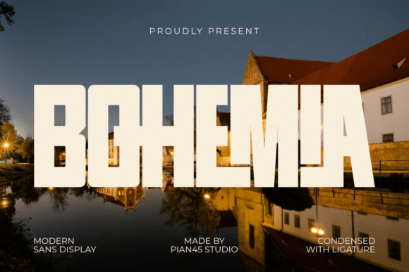 Bohemia: A Bold Sans Serif for Luxury Branding