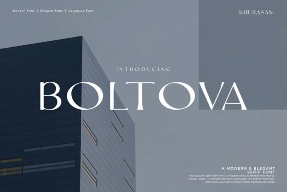 Boltova: A Sophisticated Serif Font