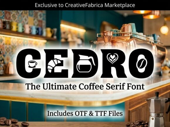 Cedro: A Bold Typeface for Creative Expression