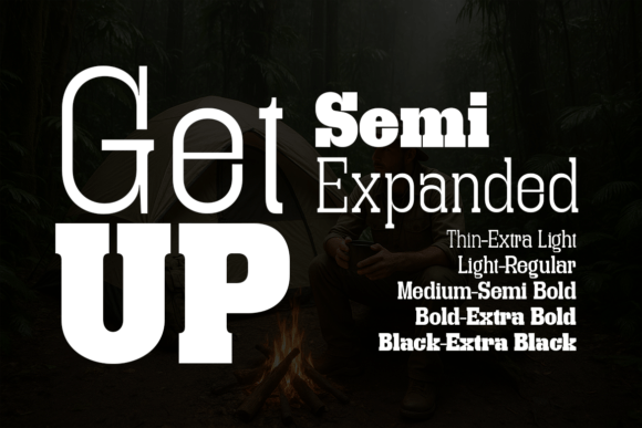Getup Semi Expanded: A Slab Serif Powerhouse