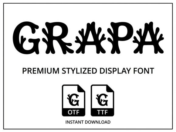 Grapa: A Creative Font for Handmade Projects