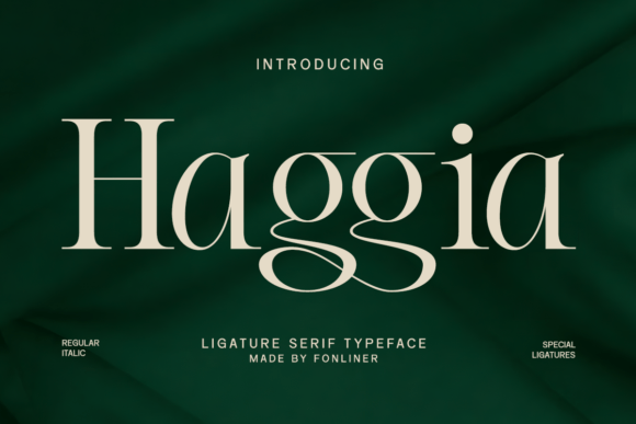Haggia: A Serif Font for Digital Elegance