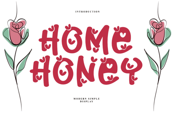 Home Honey: A Sweet Typeface for Small Businesses