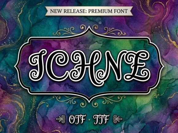 Ichne: A Bold Display Font for Marketers