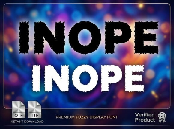 Inope: A Bold, Decorative Typeface for Creative Projects