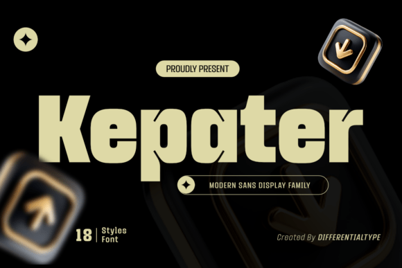 Kepater: A Modern Sans Serif for Branding