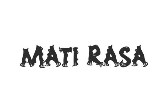 Mati Rasa Font for Creative Projects