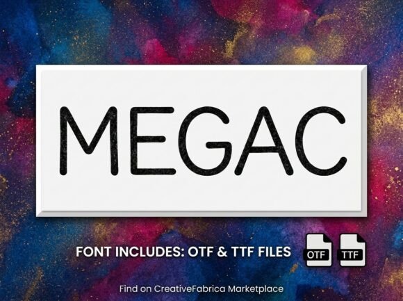 Megac: A Bold Display Font for Web Design