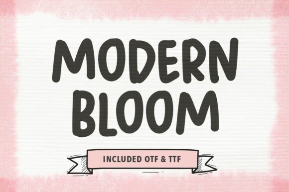 Modern Bloom: A Bold Font for Digital Campaigns
