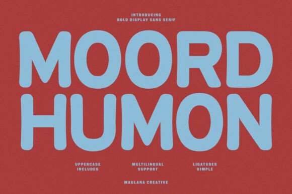 Moord Humon: Bold Sans Serif for Editorial Design