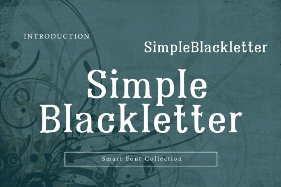 Simple Blackletter Font for Bold Branding