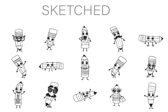 Sketched Dingbats: A Whimsical Font for Creative Design