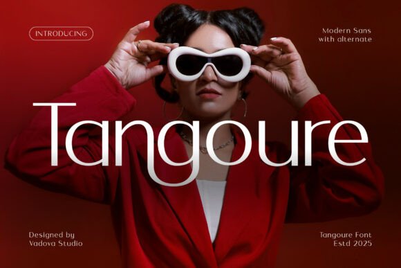 Tangoure: A Modern Font for Professional Branding