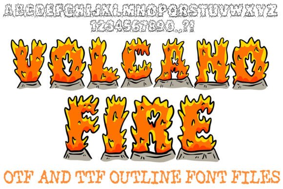 Volcano Fire Font: Bold and Unforgettable